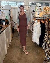 Load image into Gallery viewer, REIGN MAXI KNIT DRESS - BROWN