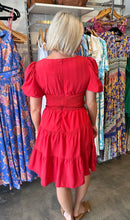Load image into Gallery viewer, FESTIVE DRESS - RED