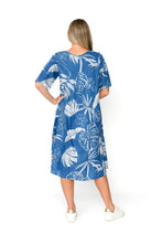Load image into Gallery viewer, YVONNE MIDI DRESS - INDIGO