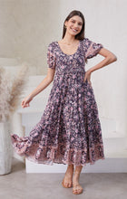 Load image into Gallery viewer, DEJA MIDI DRESS - IRIS MAXI