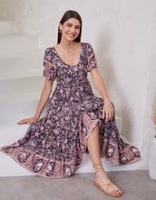 Load image into Gallery viewer, DEJA MIDI DRESS - IRIS MAXI