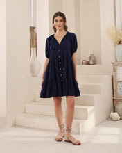 Load image into Gallery viewer, TENZIE NAVY DRESS - IRIS MAXI