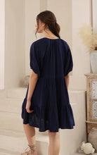 Load image into Gallery viewer, TENZIE NAVY DRESS - IRIS MAXI