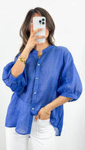 Load image into Gallery viewer, CELINE BLOUSE - ROYAL BLUE