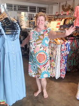 Load image into Gallery viewer, SISLEY FLORAL LINEN DRESS