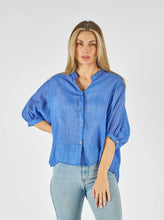 Load image into Gallery viewer, CELINE BLOUSE - ROYAL BLUE