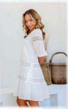 Load image into Gallery viewer, JOLIE LACE DRESS - WHITE