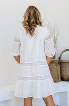 Load image into Gallery viewer, JOLIE LACE DRESS - WHITE