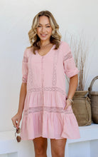 Load image into Gallery viewer, JOLIE LACE DRESS - PINK