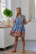 Load image into Gallery viewer, ELLA BOHO DRESS - IRIS MAXI