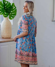 Load image into Gallery viewer, ELLA BOHO DRESS - IRIS MAXI