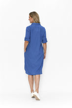 Load image into Gallery viewer, LULA SHIRT DRESS - BLUE