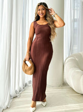 Load image into Gallery viewer, REIGN MAXI KNIT DRESS - BROWN
