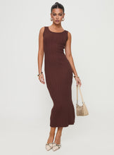 Load image into Gallery viewer, REIGN MAXI KNIT DRESS - BROWN