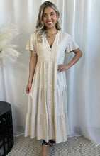Load image into Gallery viewer, LUKAH LINEN NATURAL MAXI DRESS