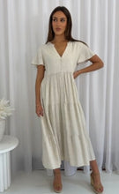 Load image into Gallery viewer, LUKAH LINEN NATURAL MAXI DRESS