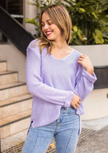 Load image into Gallery viewer, MAYA KNIT JUMPER - LILAC - SILVER WISHES