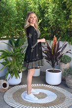 Load image into Gallery viewer, PHOEBE DRESS - BLACK