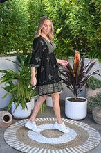 Load image into Gallery viewer, PHOEBE DRESS - BLACK