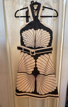 Load image into Gallery viewer, PALM CANYON MINI DRESS BLACK/CREAM