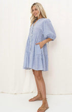 Load image into Gallery viewer, CARLY DRESS - BLUE STRIPE