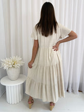 Load image into Gallery viewer, LUKAH LINEN NATURAL MAXI DRESS