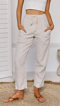 Load image into Gallery viewer, LITTLE LIES LUXE LINEN PANTS - BIEGE