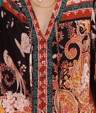 Load image into Gallery viewer, NOIR BLOOM BLOUSE