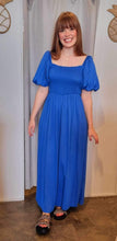 Load image into Gallery viewer, MOLLI BLUE JUMPSUIT - IRIS MAXI