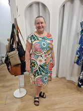 Load image into Gallery viewer, SISLEY FLORAL LINEN DRESS