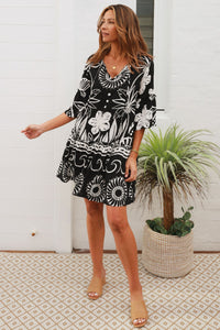 ROMINA DRESS - BLACK