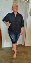 Load image into Gallery viewer, VALENTINA BLOUSE - BLACK