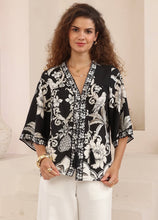 Load image into Gallery viewer, SHADOW BLOOM BLOUSE