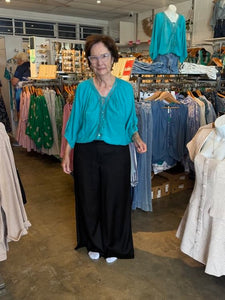 SUNSHINE COAST TOP - AQUA