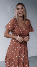 Load image into Gallery viewer, JULIA POLKA DOT MIDI DRESS