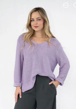 Load image into Gallery viewer, MAYA KNIT JUMPER - PURPLE ORCHID - SILVER WISHES