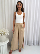 Load image into Gallery viewer, RAVING HEARTS PANTS - TAN