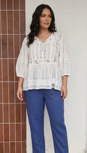 Load image into Gallery viewer, LITTLE LIES LUXE LINEN PANTS - BLUE