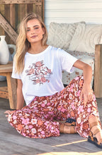 Load image into Gallery viewer, JAASE VINTAGE LOTUS FLOWER TEE