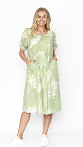 YVONNE MIDI DRESS - GREEN