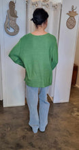 Load image into Gallery viewer, MAYA KNIT JUMPER - GREEN - SILVER WISHES