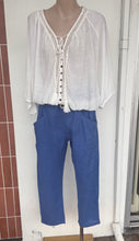 Load image into Gallery viewer, LITTLE LIES LUXE LINEN PANTS - BLUE