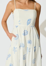 Load image into Gallery viewer, SEASHELL MIDI DRESS
