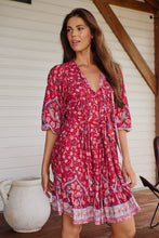 Load image into Gallery viewer, JAASE RUBY ROUGE FRENCH DRESS