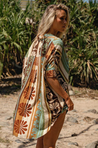 JAASE CACAO MIST FLORA SHORTS