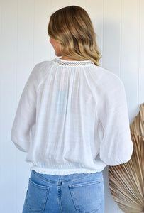 SUNSHINE COAST TOP - LIGHT BEIGE