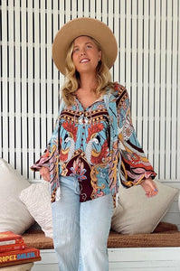 JAASE WILD HEARTS IMOGEN BLOUSE