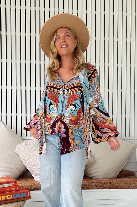 JAASE WILD HEARTS IMOGEN BLOUSE
