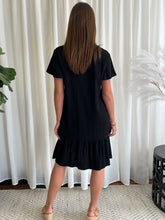 Load image into Gallery viewer, KYLIE LINEN DRESS - BLACK