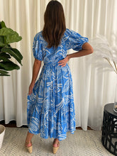 Load image into Gallery viewer, BLOSSOM MIDI DRESS - BLUE